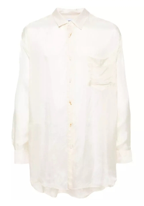 Magliano long-sleeves satin shirt - Neutrals