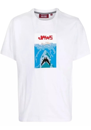 Mostly Heard Rarely Seen 8-Bit Sharkbite short-sleeved T-shirt - White