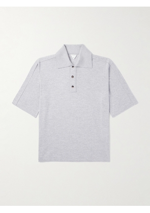 Bottega Veneta - Wool Polo Shirt - Men - Gray - M