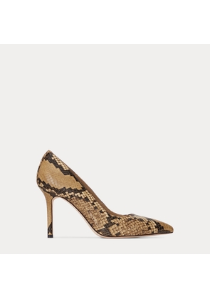 Lindella II Faux-Snakeskin Pump