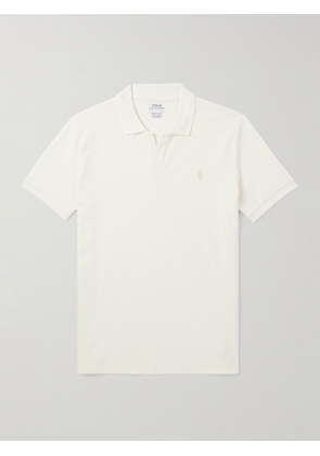Polo Ralph Lauren - Logo-Embroidered Cotton-Blend Polo Shirt - Men - Neutrals - XS
