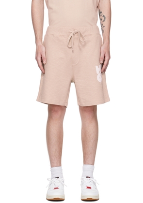Hugo Beige Graffiti Shorts