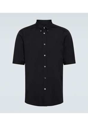 McQueen Cotton-blend poplin shirt