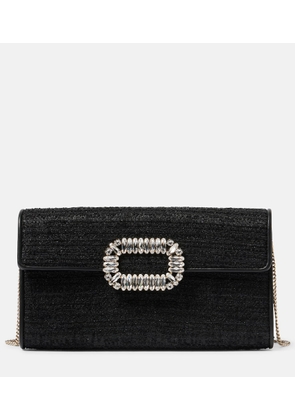 Roger Vivier Bouquet Mini tweed clutch