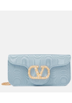 Valentino Garavani Loco Mini embellished moire clutch