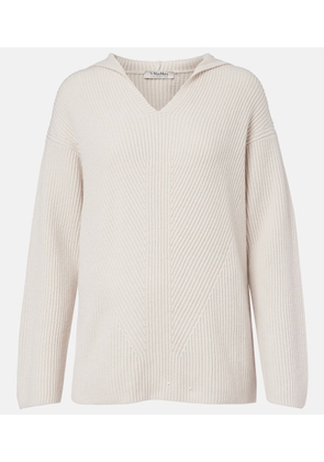 'S Max Mara Falcone ribbed-knit wool hoodie