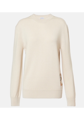 Burberry EKD Burberry Check wool sweater