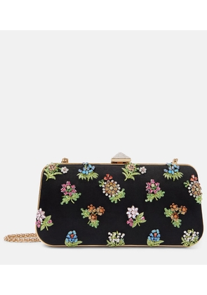 Valentino Garavani Carry Secrets embellished satin clutch
