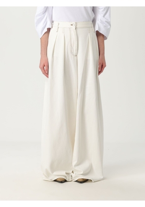 Pants DRIES VAN NOTEN Woman color White