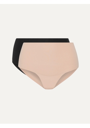 Spanx - Undie-tectable Set Of Two Stretch-jersey Briefs - Black - x small,small,medium,large,x large