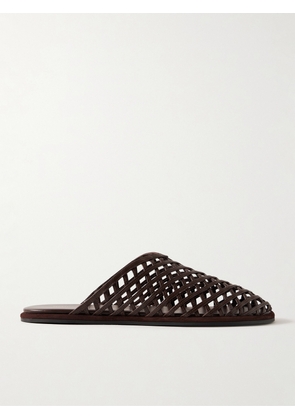 NEOUS - Atik Leather Slippers - Brown - IT36,IT37,IT38,IT39,IT40,IT41