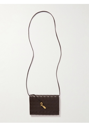 Bottega Veneta - Intrecciato Leather Pouch - Brown - One size