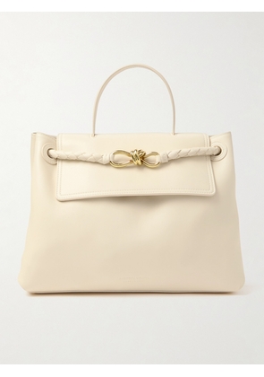Bottega Veneta - Ciao Ciao Medium Intrecciato Leather Tote - Off-white - One size