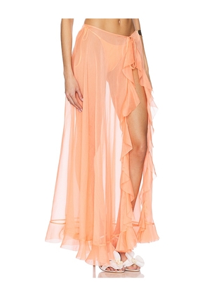 Shani Shemer Or Maxi Skirt in Peach. Size L. Also in M, S.