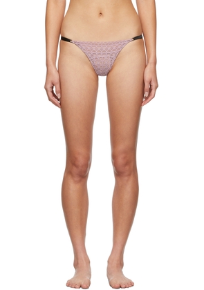 Kiki de Montparnasse Purple Tricot Thong