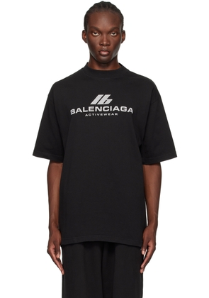 Balenciaga Black 'Activewear' T-Shirt