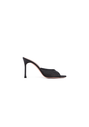 AMINA MUADDI WOMAN BLACK MULES