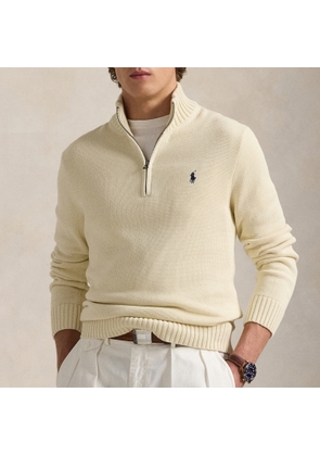Polo Ralph Lauren Cotton-Knit Half-Zip Jumper - M