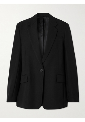 TOTEME - Oversized Recycled Grain De Poudre Blazer - Black - DK32,DK34,DK36,DK38,DK40