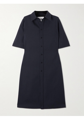 Jil Sander - Wool Shirt Midi Dress - Blue - FR 34,FR 36,FR 38,FR 40,FR 42,FR 44