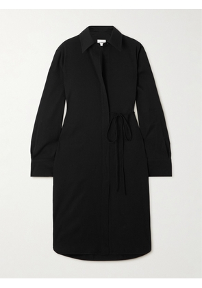 Jil Sander - Wool-gabardine Midi Shirt Dress - Black - FR 34,FR 36,FR 38,FR 40,FR 42