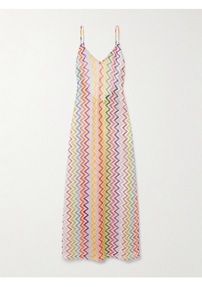 Missoni - Striped Metallic Crochet-knit Maxi Dress - Multi - IT36,IT38,IT40,IT42,IT44,IT46,IT48