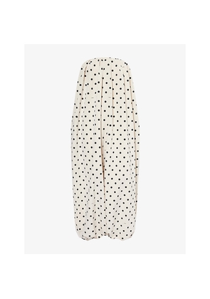 Womens Jacquemus Calisson Polka Dot-Print Woven Jumpsuit