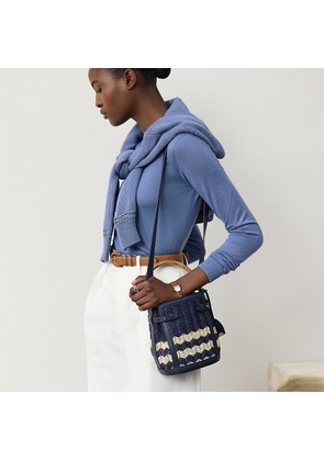 The  Ralph Lauren Raffia Small Bucket Bag
