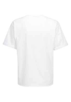 Saint Laurent Cotton T-shirt With Frontal Iconic Print