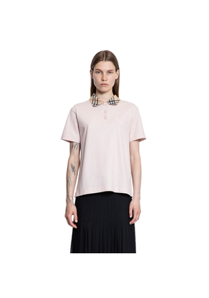BURBERRY WOMAN PINK T-SHIRTS & TANK TOPS