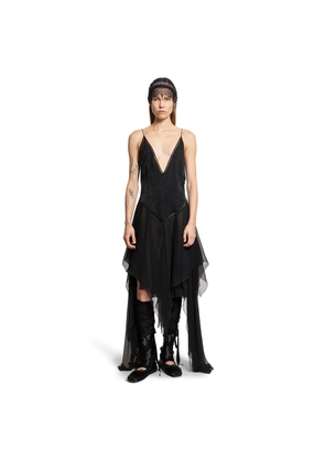 ANN DEMEULEMEESTER WOMAN BLACK DRESSES