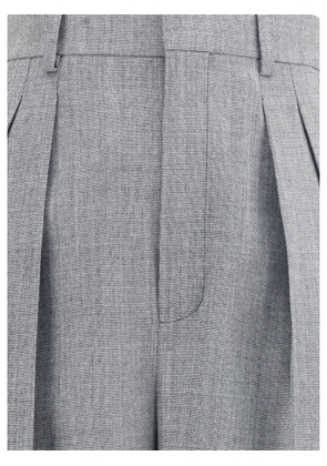 Saint Laurent Wool Wide Leg Pants