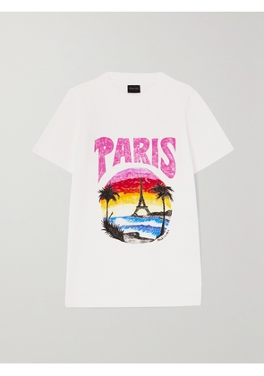 Balenciaga - Printed Cotton-jersey T-shirt - White - XS,S,M,L