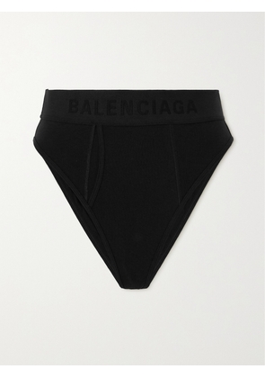 Balenciaga - Stretch Cotton-jersey Briefs - Black - XS,S,M,L