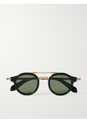 Jacques Marie Mage - Delage Round-frame Gold-tone And Acetate Sunglasses - One size
