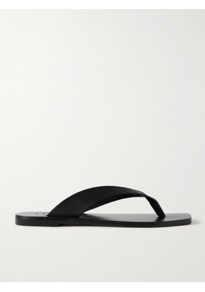 A Emery - Kinto Leather Flip Flops - Black - IT35,IT36,IT37,IT38,IT39,IT40,IT41,IT42