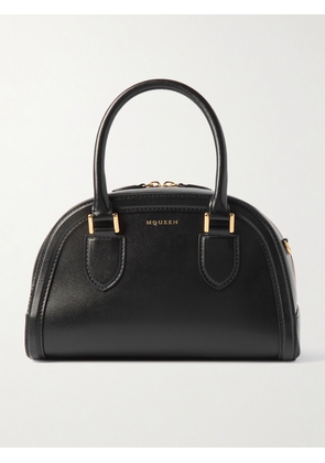 MCQUEEN - Birdee Boston Small Leather Tote - Black - One size