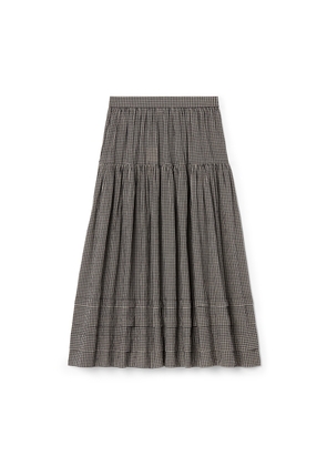 Sebastiane Skirt in La Maddalena Gingham, X-Small