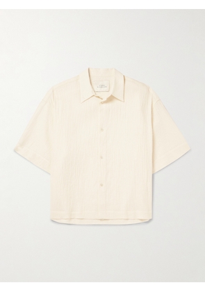 Studio Nicholson - Sanko Cotton-Blend Seersucker Shirt - Men - Neutrals - S