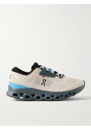 ON - Cloudstratus 3 Rubber-Trimmed Mesh Running Sneakers - Men - Gray - US 7