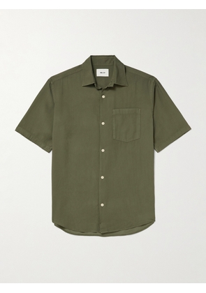 NN07 - Julio 5708 Camp-Collar Linen Shirt - Men - Green - S