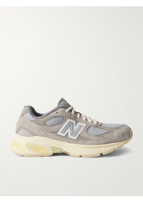 New Balance - Grey Day 2010 suede, leather and mesh sneakers - Men - Gray - UK 7