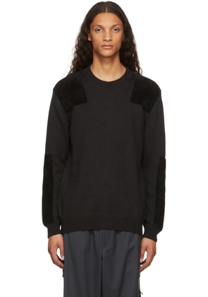 Moncler Black Military Crewneck