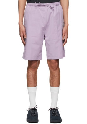 Hugo Purple Cotton Shorts
