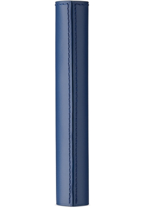 La Bouche Rouge Refillable Leather Mascara Case - Navy