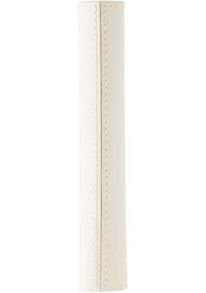 La Bouche Rouge Refillable Leather Mascara Case - White
