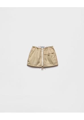 Re-Nylon miniskirt