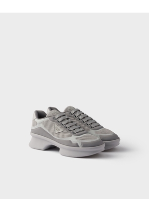 Re-Nylon and mesh fabric sneakers