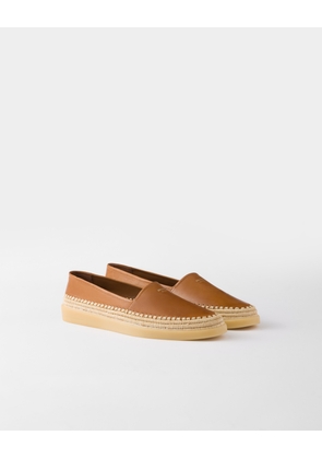 Nappa leather espadrilles