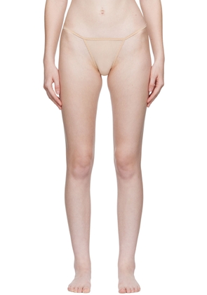 KYE Intimates Beige Standard Thong